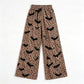 ( Moq 5 ) Preorder Adult Women Halloween Bats Leopard Pants Bottoms Clothes