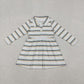 Girls Kids Long Sleeves Stripes Mardi Gras Knee Length Dress RTS