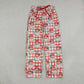 Adult Women Christmas Santa Plaid Pants Bottoms Clothes RTS