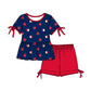 ( Moq 5 Each Style ) Sibling Baby Girls Kids Short Sleeves Tunic Shorts Back to School Sets