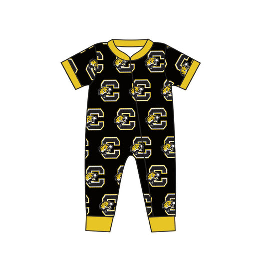 Baby Boy Team Long Sleeves Zipper Romper