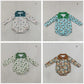 Sibling Baby Boys Infant Long Sleeves Ducks Camo Zipper Bubble Rompers Clothes RTS