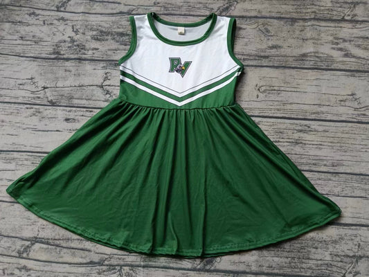 Baby Girl Green Eagle Knee Length Team Dress