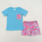 Baby Boy Girl Sea Shells Sibling Brother Clothes Sets