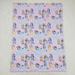 Baby Girl Dogs Pink Blanket