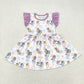 Baby Girls Dogs Flowers Sibling Dresses Clothes Sets