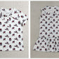 Sibling Baby Boys Girls Kids Dogs Buttons Shirt Knee Length Team Dress RTS