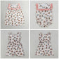 Sibling Baby Girls Kids Flower Horses Romper Dress Set Summer Clothes RTS