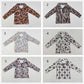 Sibling Boys Kids Long Sleeves Ducks Dogs Deer Camo Zipper Shirt Pullover Tops Clothes RTS