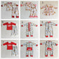 Girls Boys Long Sleeves Christmas Cookies Milk Sibling Christmas Romper Dress Pajamas Clothes RTS