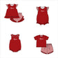 Baby Boy Summer Sibling Tigers Red Romper Set ( Moq 5 Each Style ) 7.9
