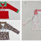 Sibling Boys Kids Long Sleeves Embroidery Ducks Santa Christmas Zipper Pullover Shirts