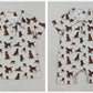 Sibling Baby Boys Kids Short Sleeves Dogs Buttons Romper Polo Shirt Tops RTS