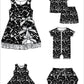 ( Moq 5 Each Style ) Baby Boys Girls Toddler Football Sibling Shorts Romper Dresses Set Black Clothing