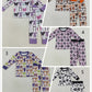Sibling Kids Girls Long Sleeves Bows Shirt Pants Halloween Pajamas Clothes Sets RTS