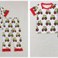 Sibling Boys Girls Kids Hearts Trucks Shirt Pants Valentines Pajamas Sets RTS