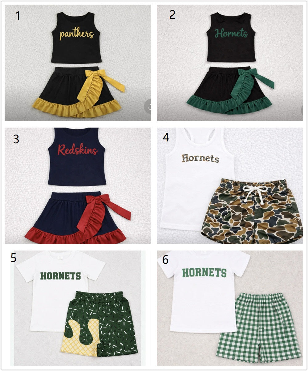 ( Moq 5 ) Customized Baby Boys Girls Toddler Shirts Shorts Sets Clothes 4.27