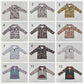 1-6 Sibling Boys Kids Long Sleeves Camo Pockets Zipper Shirt Pullover Tops Clothes RTS