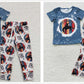 Baby Boy Girl Let's Rodeo Sibling Western Pants Clothes Sets