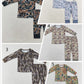 Baby Boys Toddler Long Sleeves Camo Shirt Pants Bamboo Set Sibling Pajamas Clothes RTS