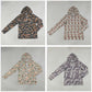 Sibling Adult Women Long Sleeves Hoodie Zipper Camo Pullovers Shirts Clothes RTS