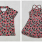 Sibling Baby Boys Girls Kids Dogs Camo Print Team Shirt Knee Length Dress RTS