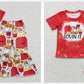 Baby Boy Girl Short Sleeves Chips Summer Sibling Clothes Sets