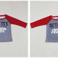 Sibling Boys Girls Long Sleeves Christmas Sister Brother Shirt Tops Clothes RTS