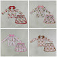 Sibling Baby Girls Kids Christmas Zipper Pullovers Shirts Skirts Shorts Sets Clothes RTS