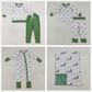 Baby Boy Toddler Long Sleeves Ducks Plaid Sibling Zipper Romper Pajamas Set Blanket RTS
