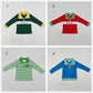 Sibling Boys Kids Long Sleeves Embroidery Trucks Shirt Tops RTS
