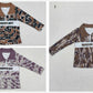 Sibling Boys Kids Long Sleeves Embroidery Mama's Daddy's Boy Camo Shirt Tops