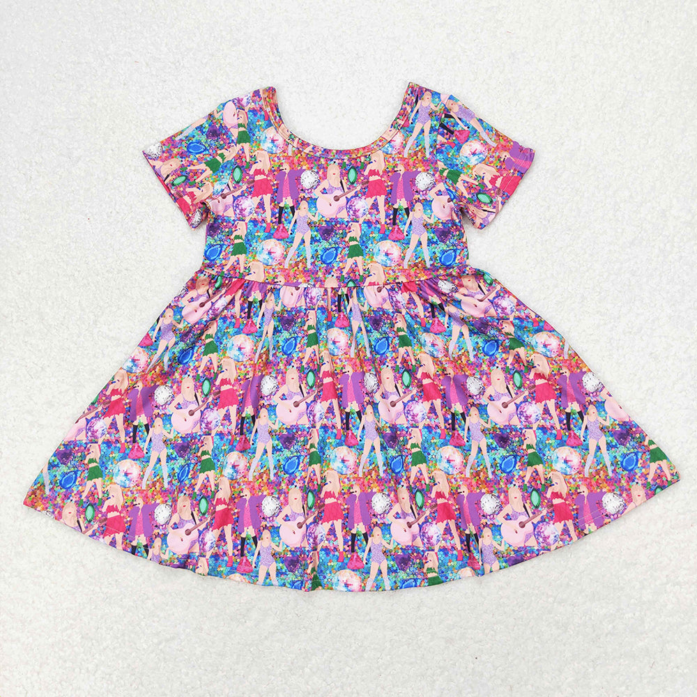 Baby Girl Short Sleeves Singer Summer Dress