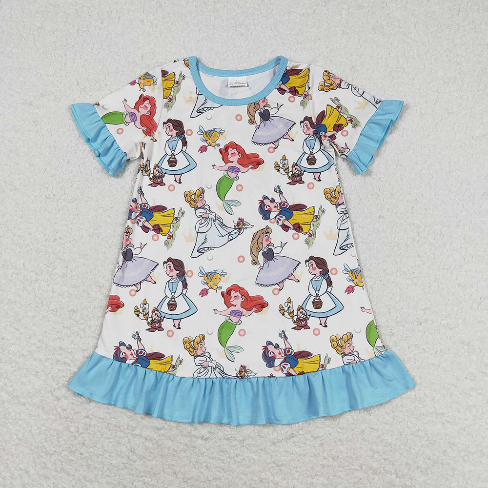 Baby Girl Short Sleeves Princess Dress