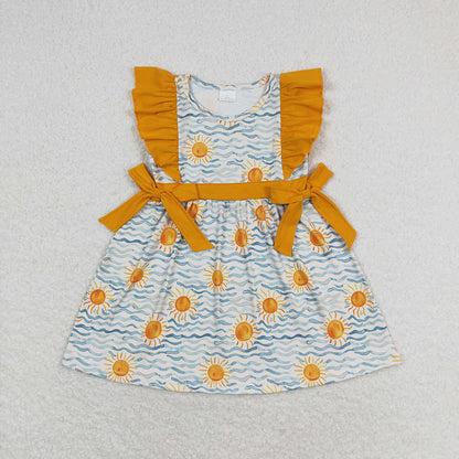 Baby Boy Girl Sun Sea Short Sleeves Sibling Dress Set