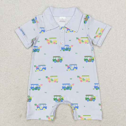 Baby Boy Short Sleeves Golf Summer One Piece Romper