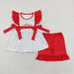 Baby Girl Embroidery Crawfish Sibling Sister Romper Dress Set
