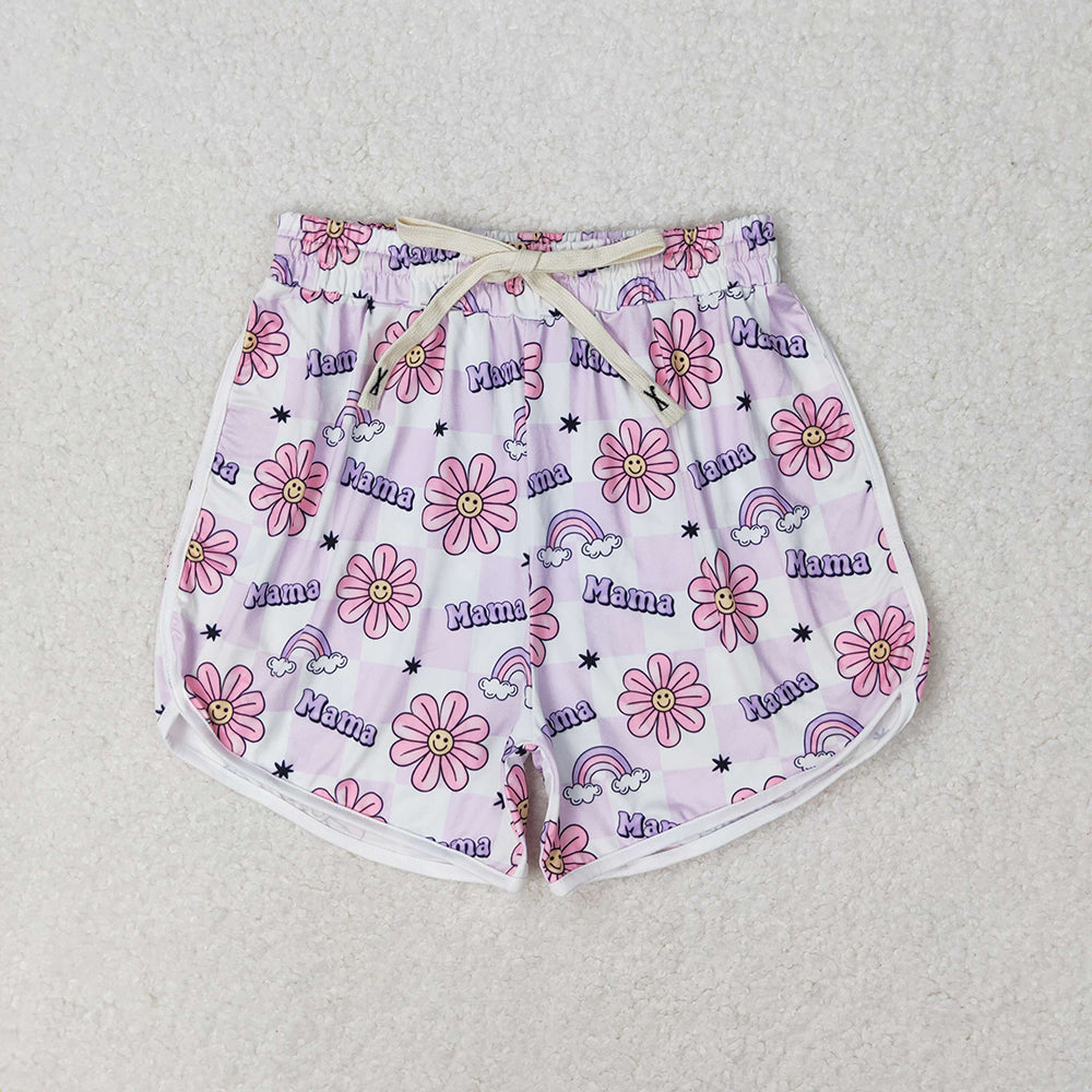 Mama & Mini Flower Rainbow Summer Shorts