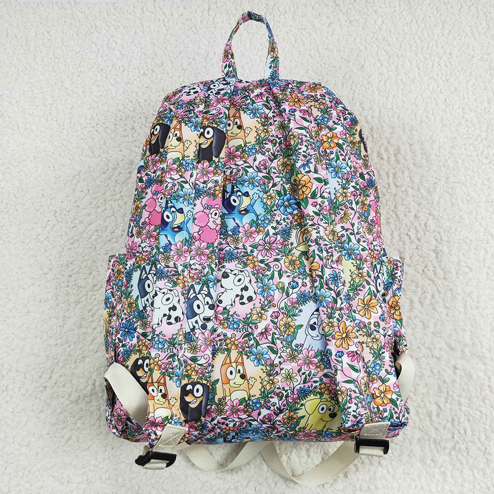 Baby Girl Dogs Flower Backpack Bags