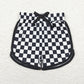 Mommy & Me Adult Baby Girl Black Checkered Shorts