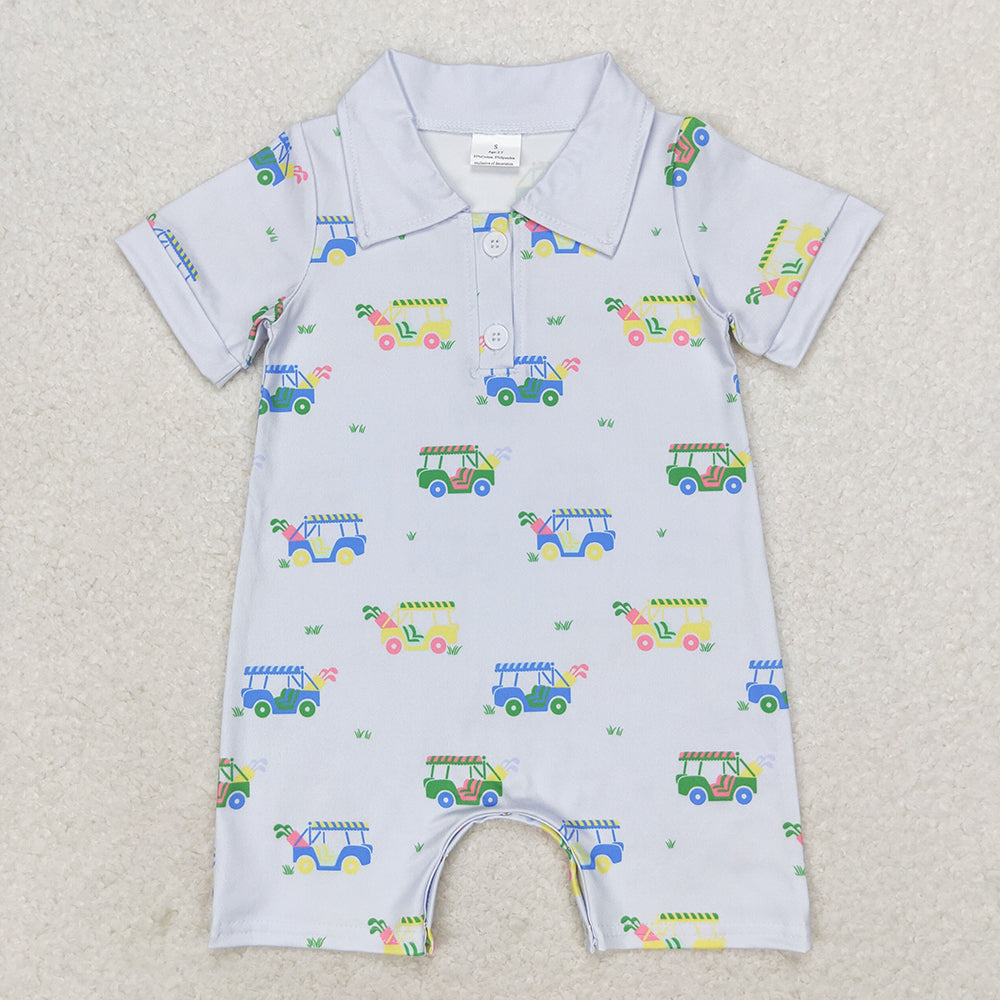 Baby Infant Boy Girl Golf Sibling Summer Romper Clothes