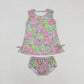 Baby Boy Girl Turtle Summer Sibling Dresses Shorts Clothes Sets