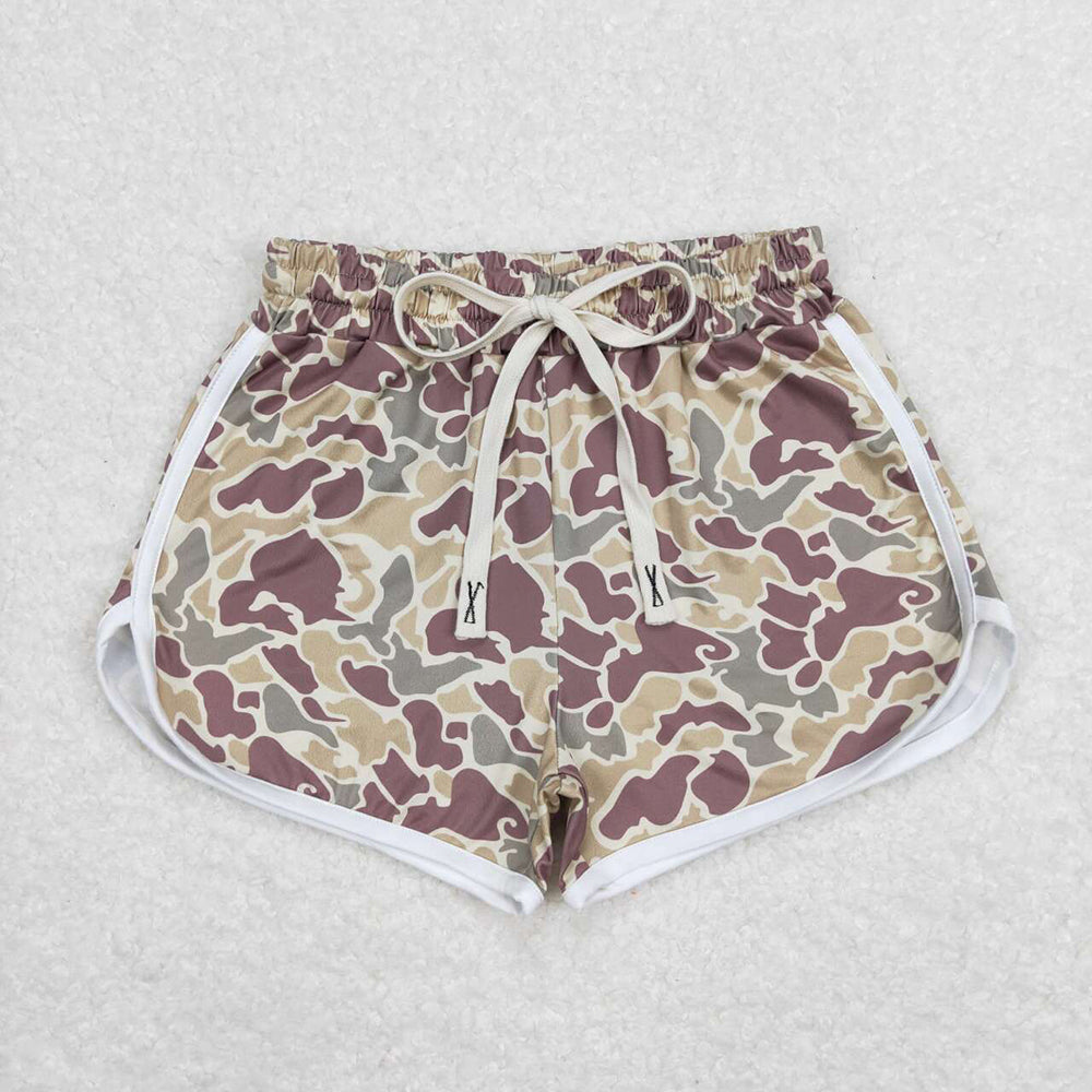 Mommy and Me Baby Girl Adult Camo Summer Shorts