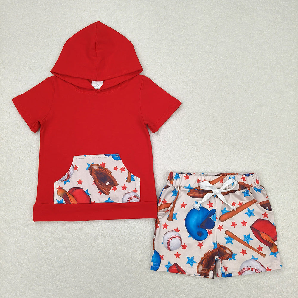 Baby Boy Girl Baseball Sibling Outfit Clothes Set