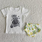 Promotion Baby Girl Summer Short Sleeves Shirt Lemon Bummies Outfit