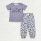 Baby Kids Toddler Short Sleeves Mama's Boy Shirt Pockets Jogger Pants Sibling Outfit RTS