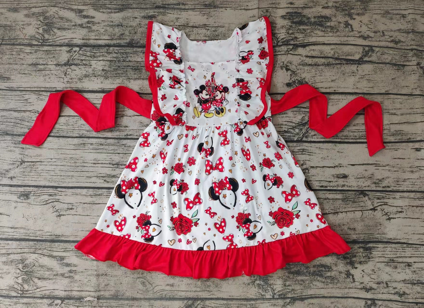 Promotion Baby Girl Mouse Summer Dress