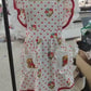 Baby Girls Hearts Flower Valentine Dogs Pockets Knee length Dress RTS