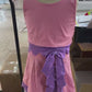 Baby Girls Kids Sleeveless Pink Tops Purple Bows Skirt Shorts Yoga Clothes Set RTS