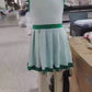 Baby Girl Sleeveless Green Plaid Ruffle Shorts Yoga Active Dress RTS